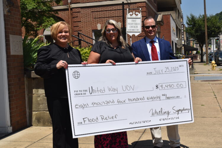 Wheeling Symphony Orchestra Raises Almost $8,500 for Flood Relief